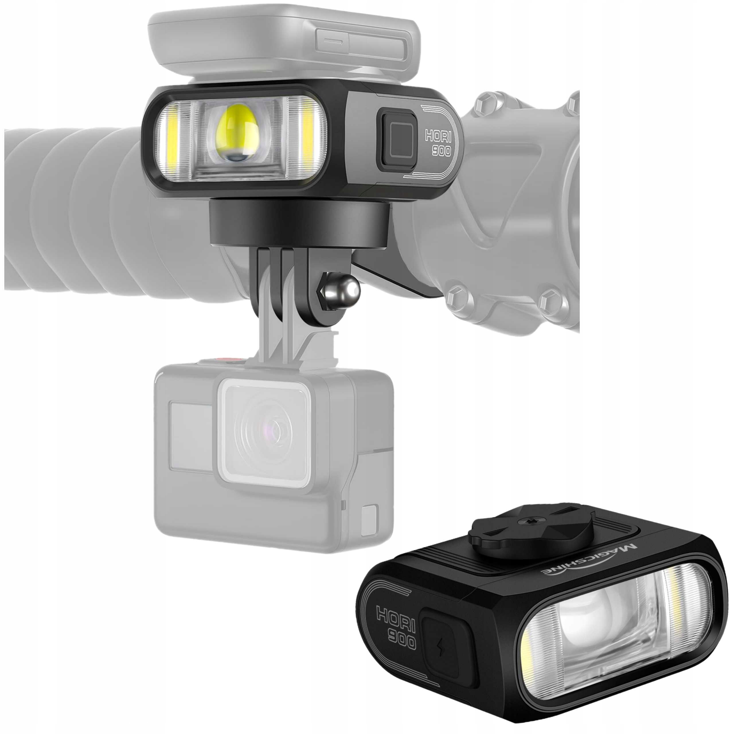 Přední světlo Magicshine Hori 900 Lumenů Dual Mounted Usb-c Lehké