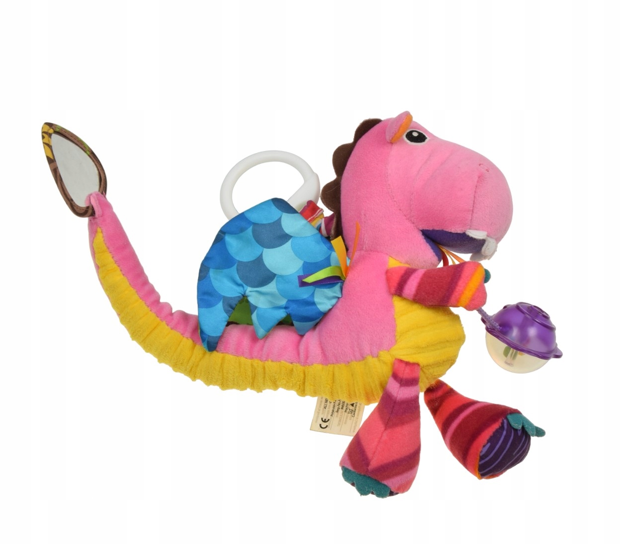 Lamaze ZAWIESZKA DO WOZKA PLUSZOWA SMOK