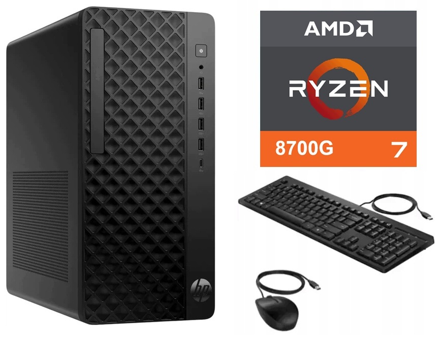Počítač Hp ProDesk 2 Tower G1a Ryzen 7 8700G 16GB SSD2048GB W11Pro