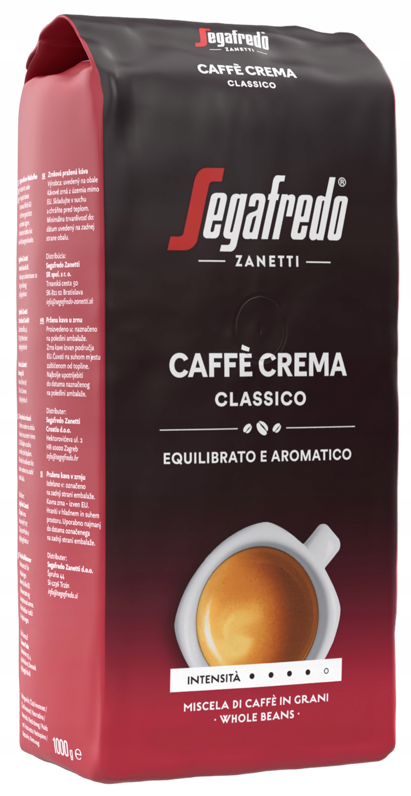 Levně Káva zrnková Segafredo Caffe Crema Classico 1 kg