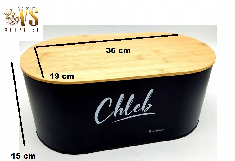Chlebak zestaw Elitehoff E-6021 czarny stal Marka Elitehoff