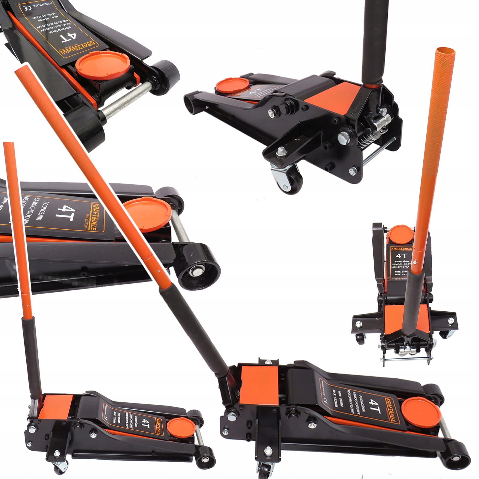 НИЗЬКОПРОФІЛЬНИЙ ДОМКРАТ ЖАБА 4T 95-552 ММ