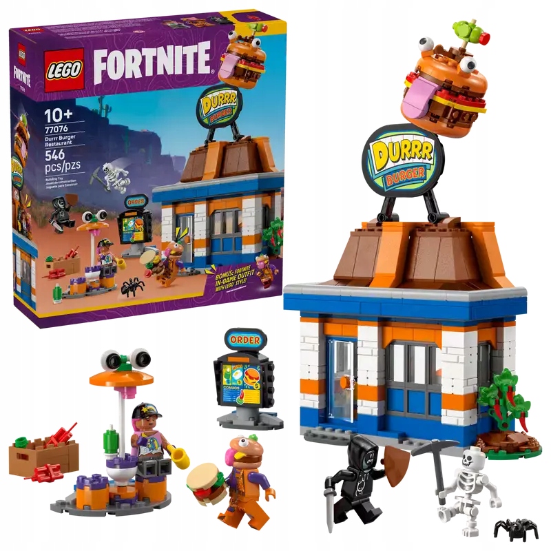 Lego Fortnite Restaurant Durrr Burgerovnia 77076