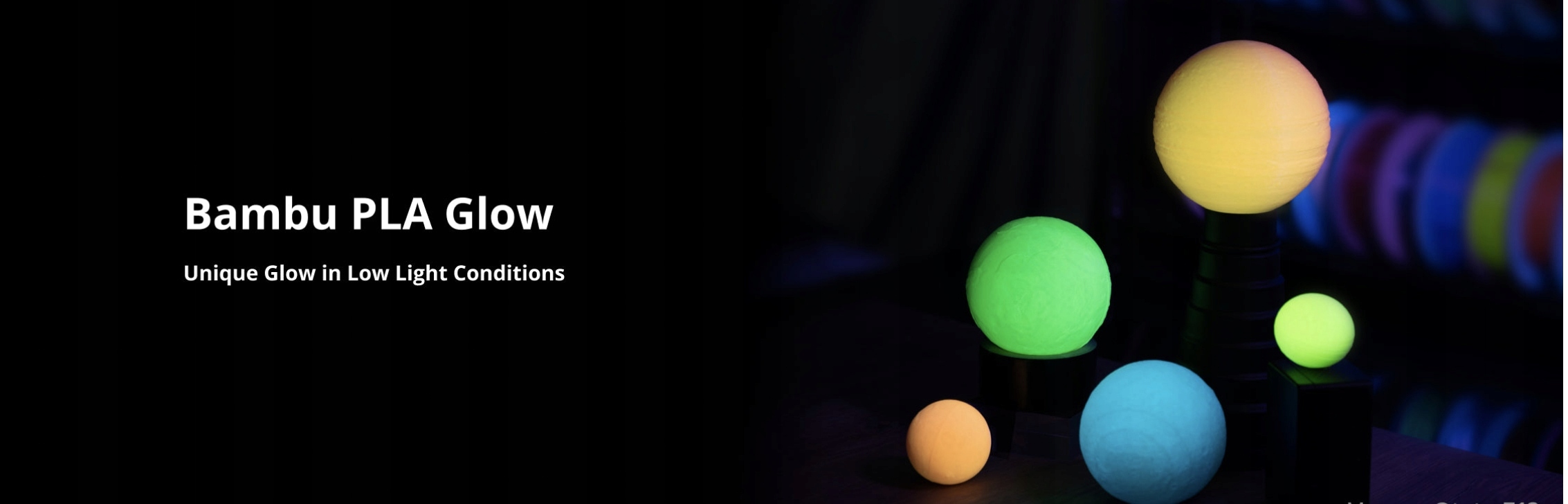 Filament Bambu Lab PLA Glow 1,75mm 1kg - z wielorazową szpulą - Glow Green
