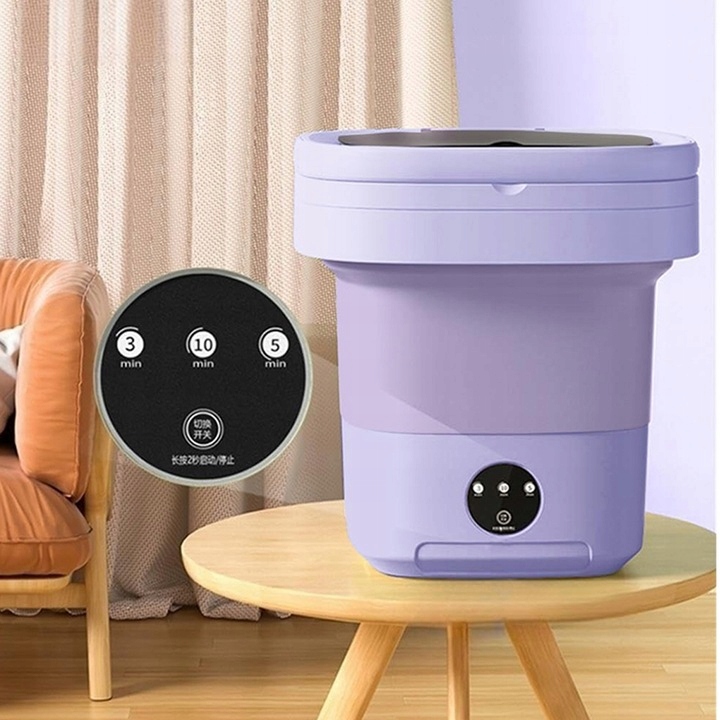 AUTOMATYCZNA PRALKA TURYSTYCZNA SKŁADANA PRALKA PRZENOŚNA MAŁA PODRÓŻNA 11L Model Mini pralka