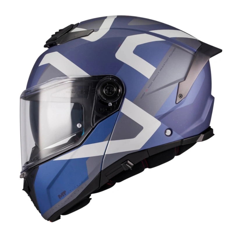 Modulárna motocyklová prilba Mt Atom 2 Sv Dexter Blue/silver modrá Darčeky