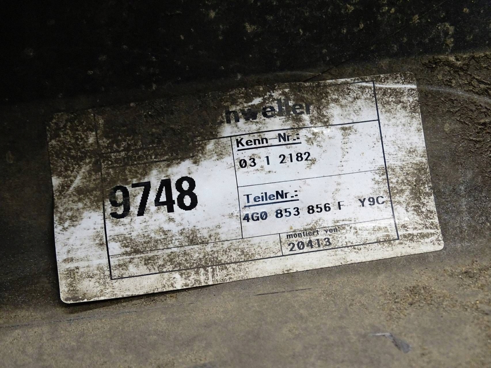 moulding cap threshold right AUDI A6 C7 S-LINE LY9C 4G0853856F