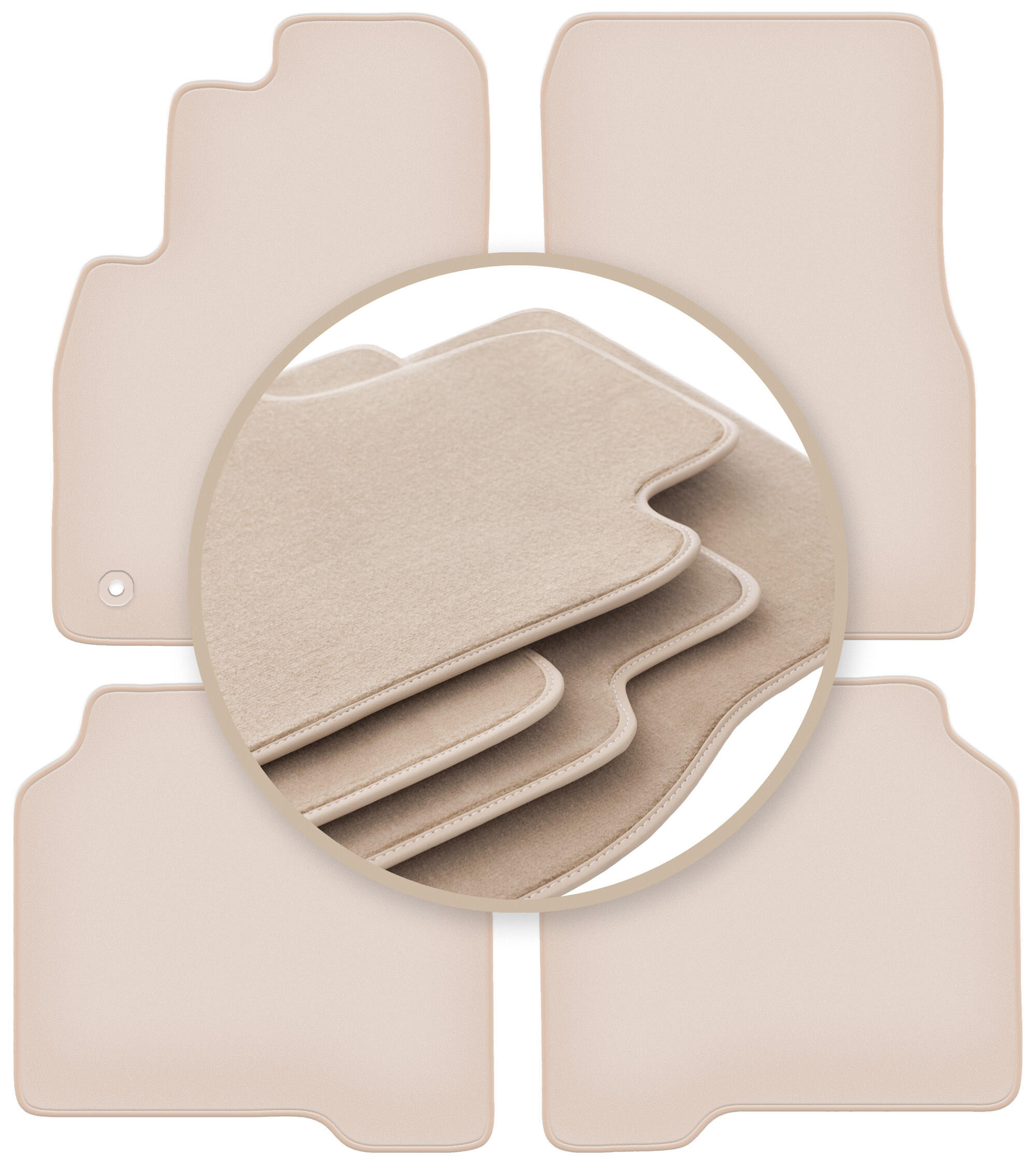 Velúrové koberčeky 10 mm Premium pre: Hyundai Terracan Suv 2001-2006