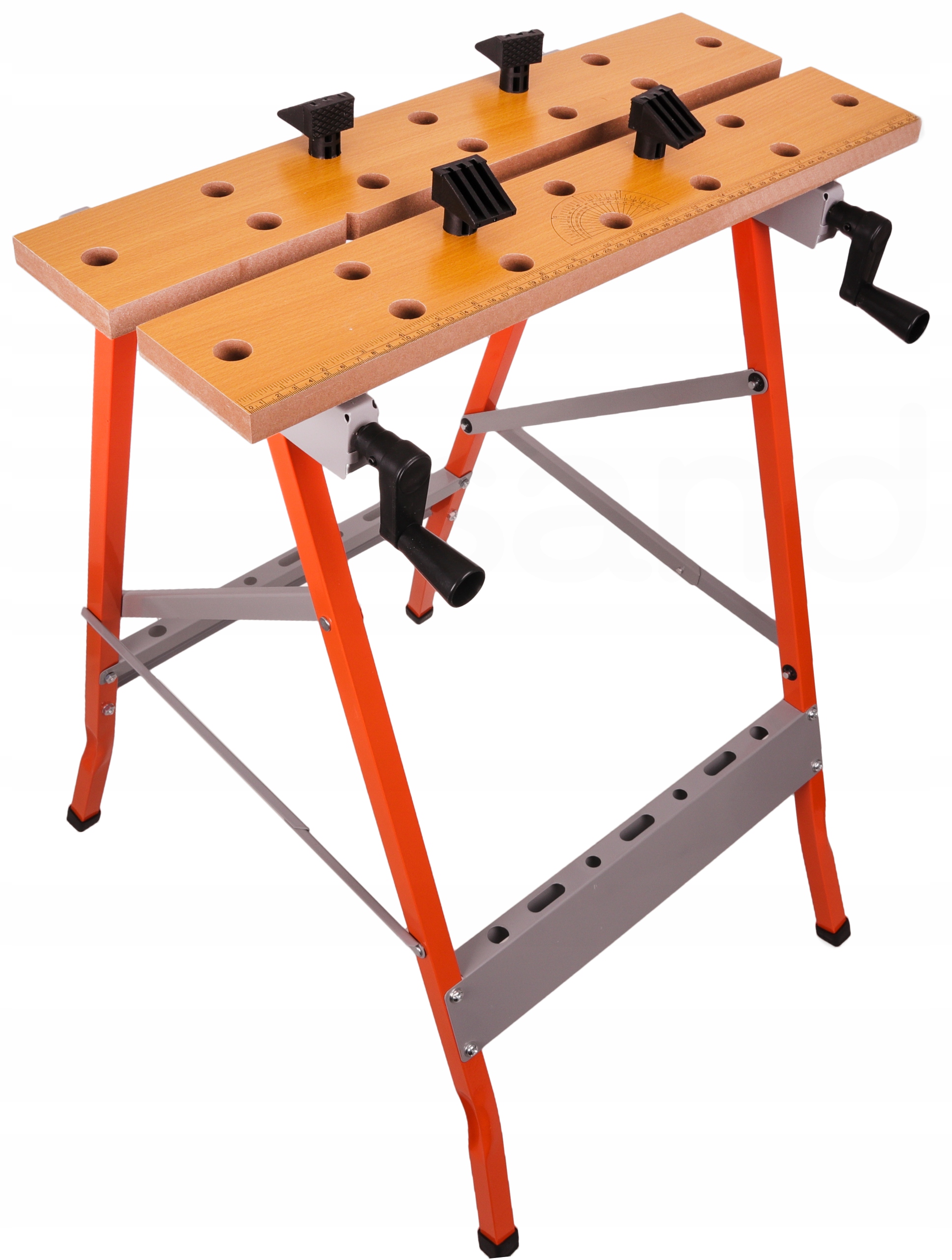 STÓŁ WARSZTATOWY SKŁADANY NARZĘDZIOWY KOBYŁKA ROBOCZY REGULOWANY STOLIK Głębokość produktu 24 cm