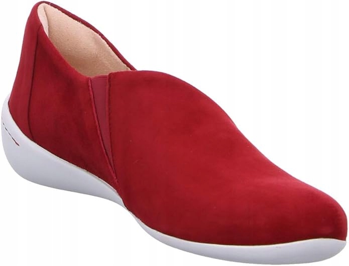 Think Bordové Baleríny Z Přírodní Kůže S Bílou Podrážkou 41,5 Jla