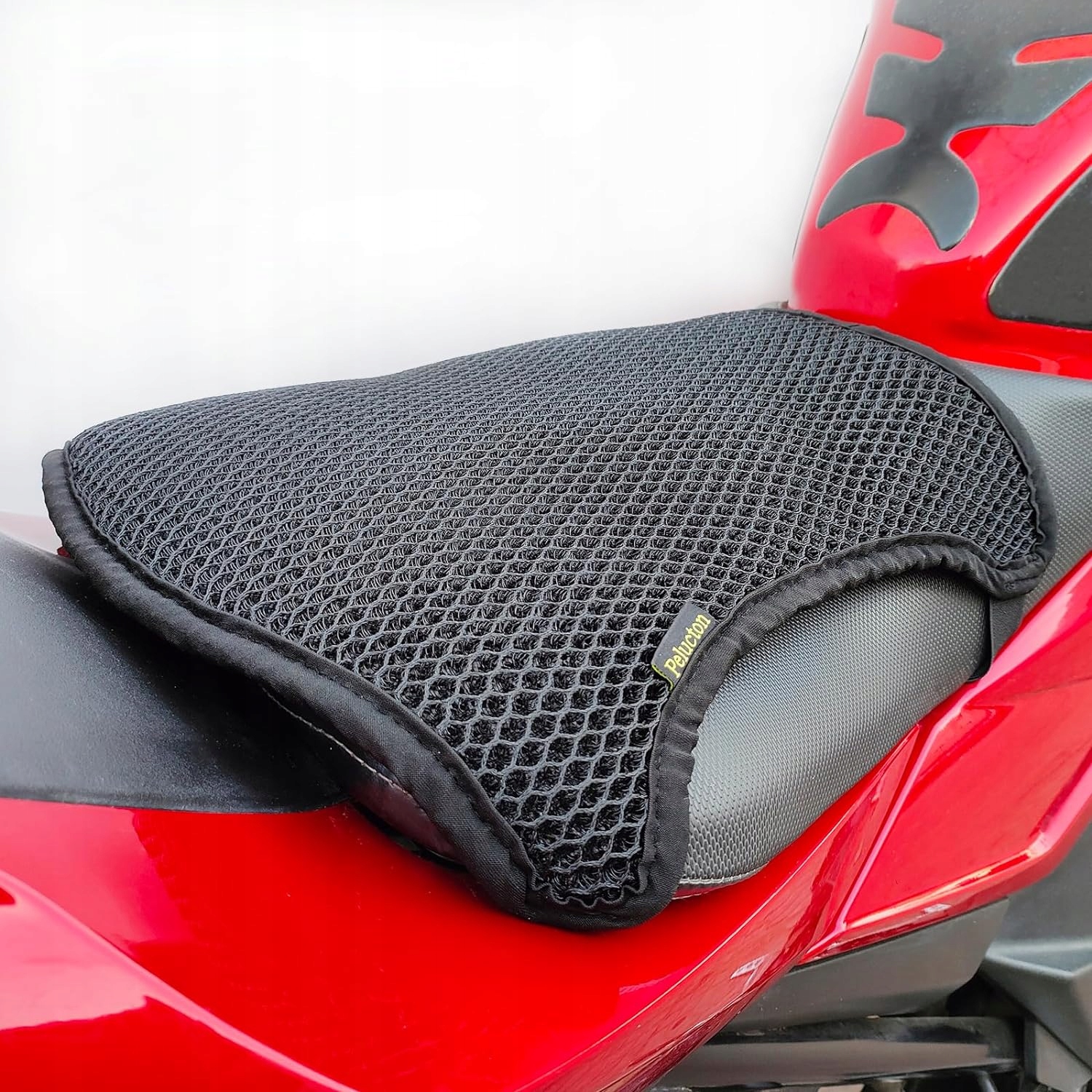 MOTOCYKLOWA PODUSZKA POKROWIEC NA SIEDZENIE MOTOCYKLOWE Z SIATKI WENTYLACJA