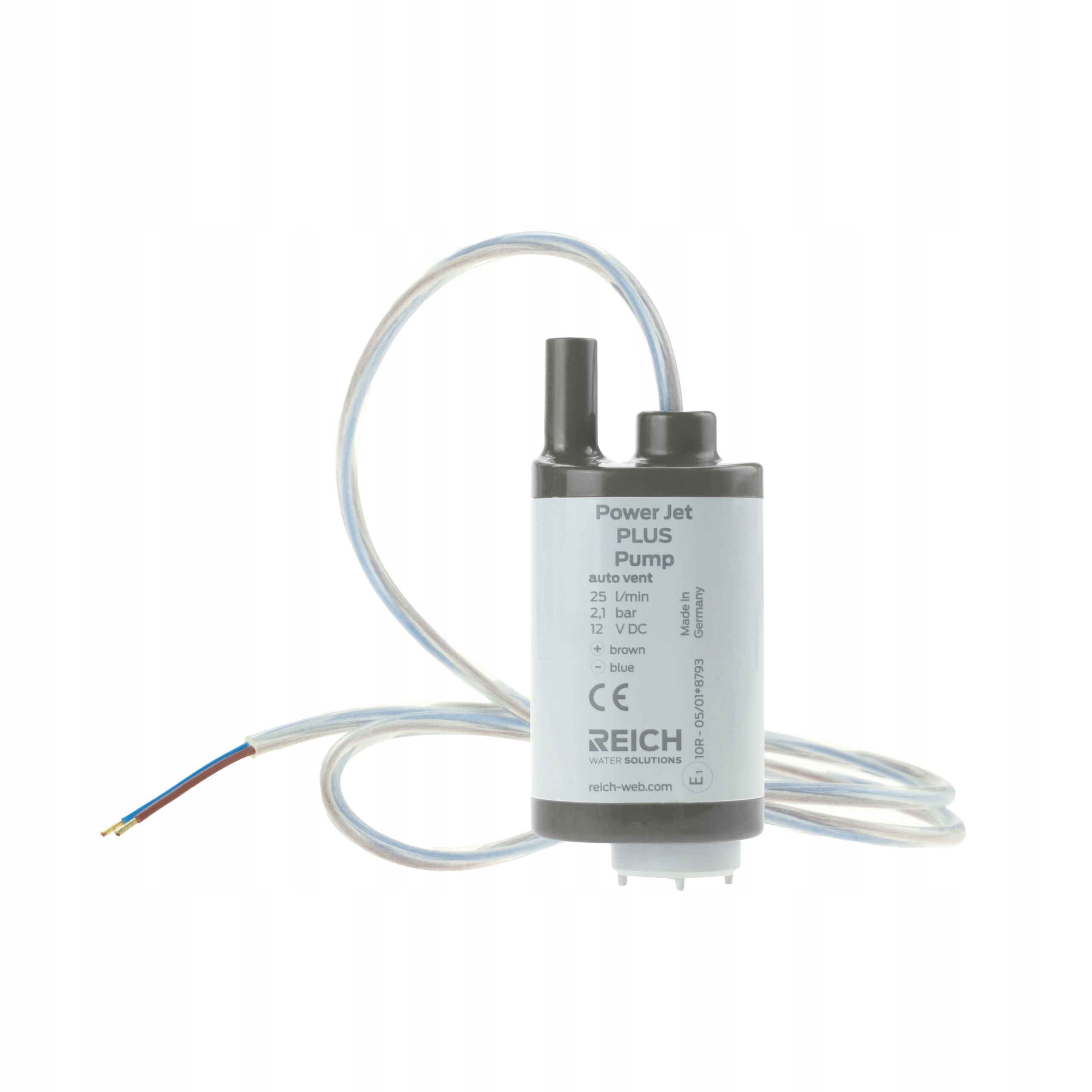 Čerpadlo na vodu Power Jet Plus 12 V 25 L 2,1 bar Reich ponorné