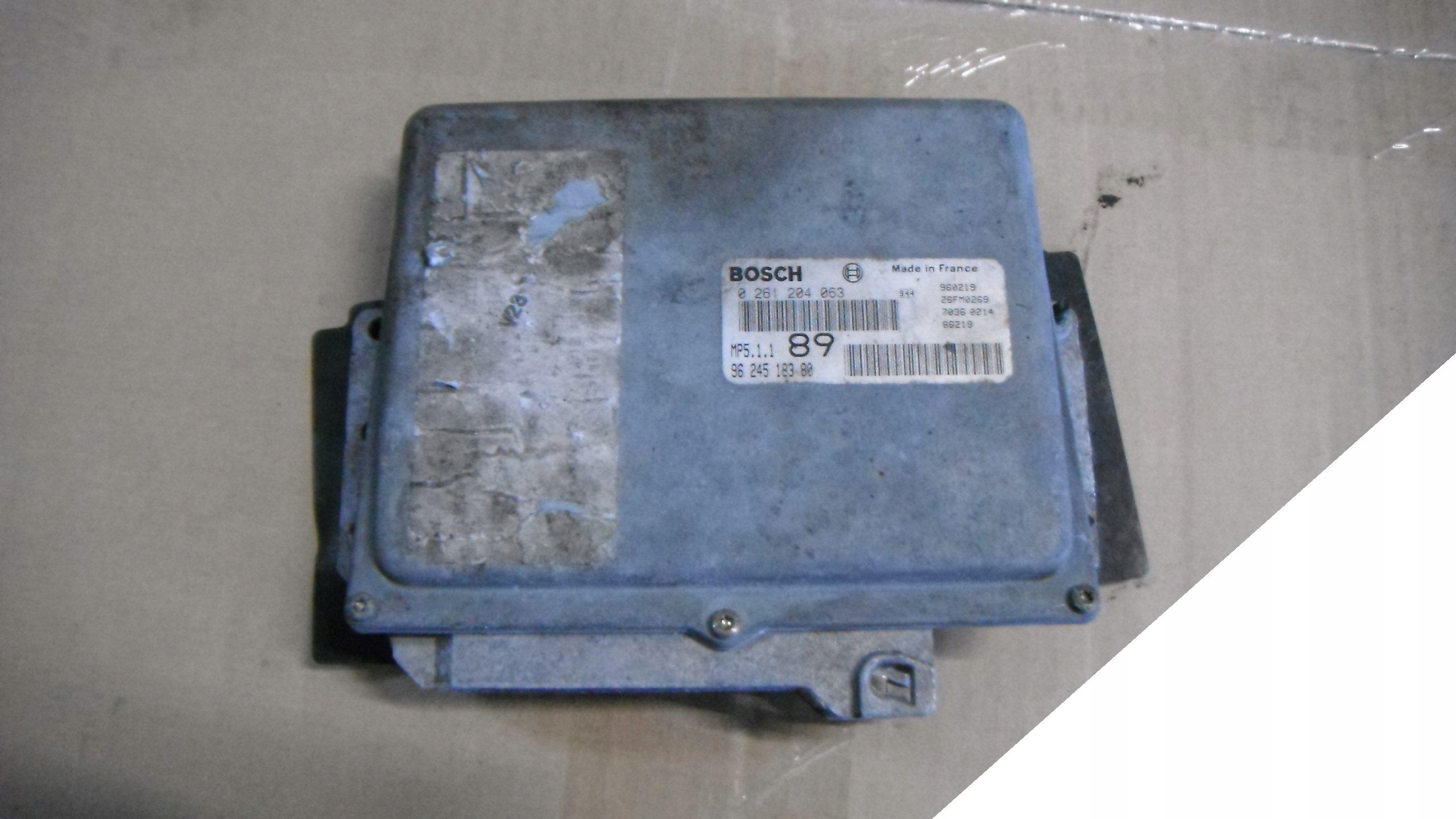 PEUGEOT 406 1.8 KOMPUTER STEROWNIK 0261204063