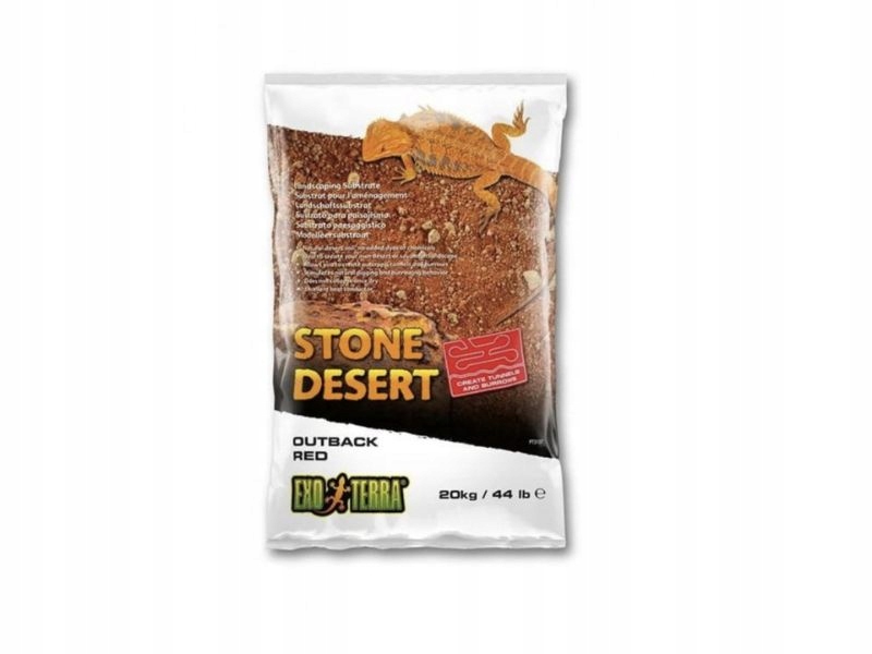 Levně Substrát Stone Desert 20 kg červená poušť
