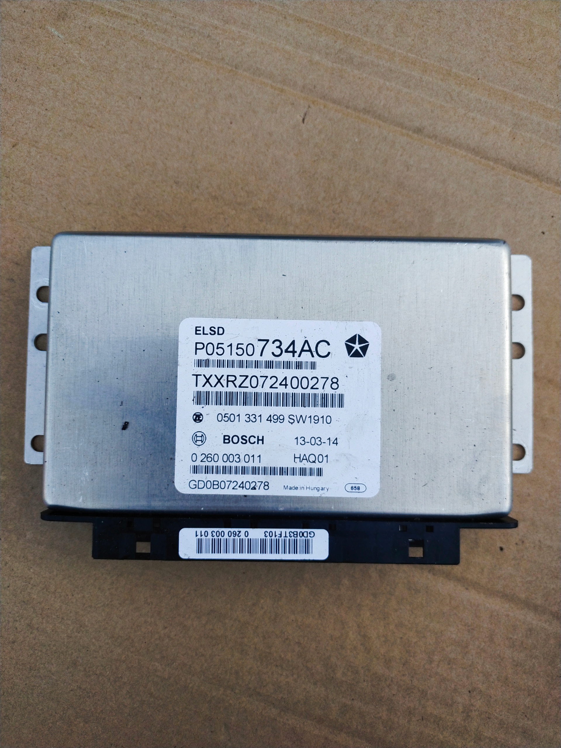 05150734AC - МОДУЛЬ КОРОБКИ JEEP GRAND WK2 P05150734AC