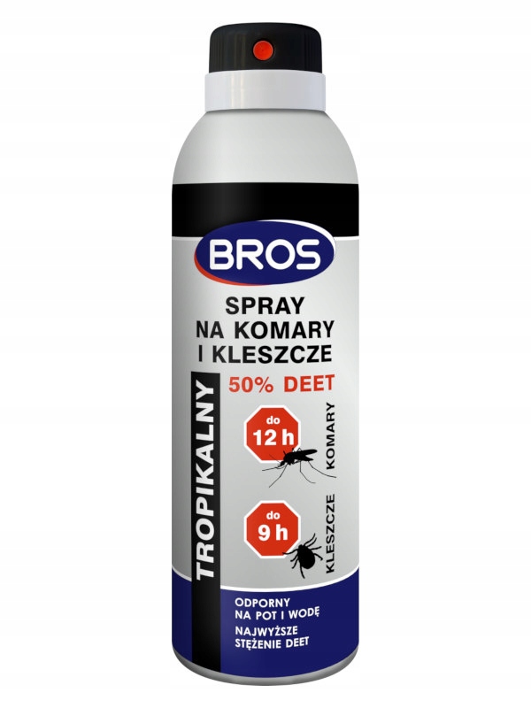 

Bros Spray na komary i kleszcze tropikalny 180 ml