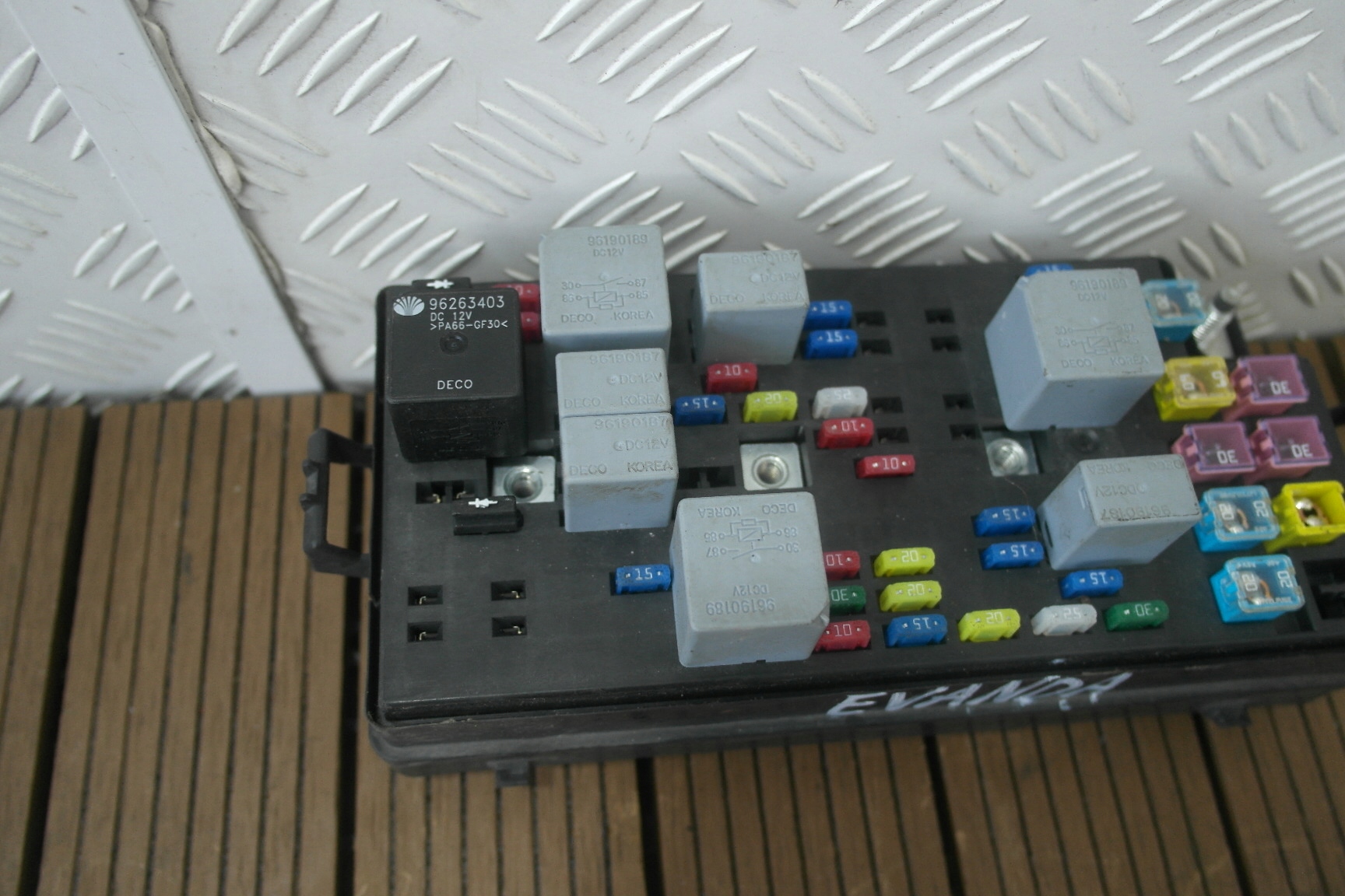 DAEWOO EVANDA 02-06 2.0 16V Module fusibles 96339868 OE