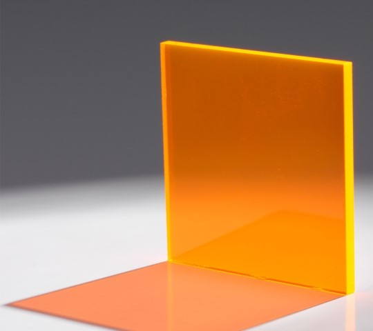 Plexi fluorescencyjna Pleksa fluo pomarańcz 50X50c Marka inny