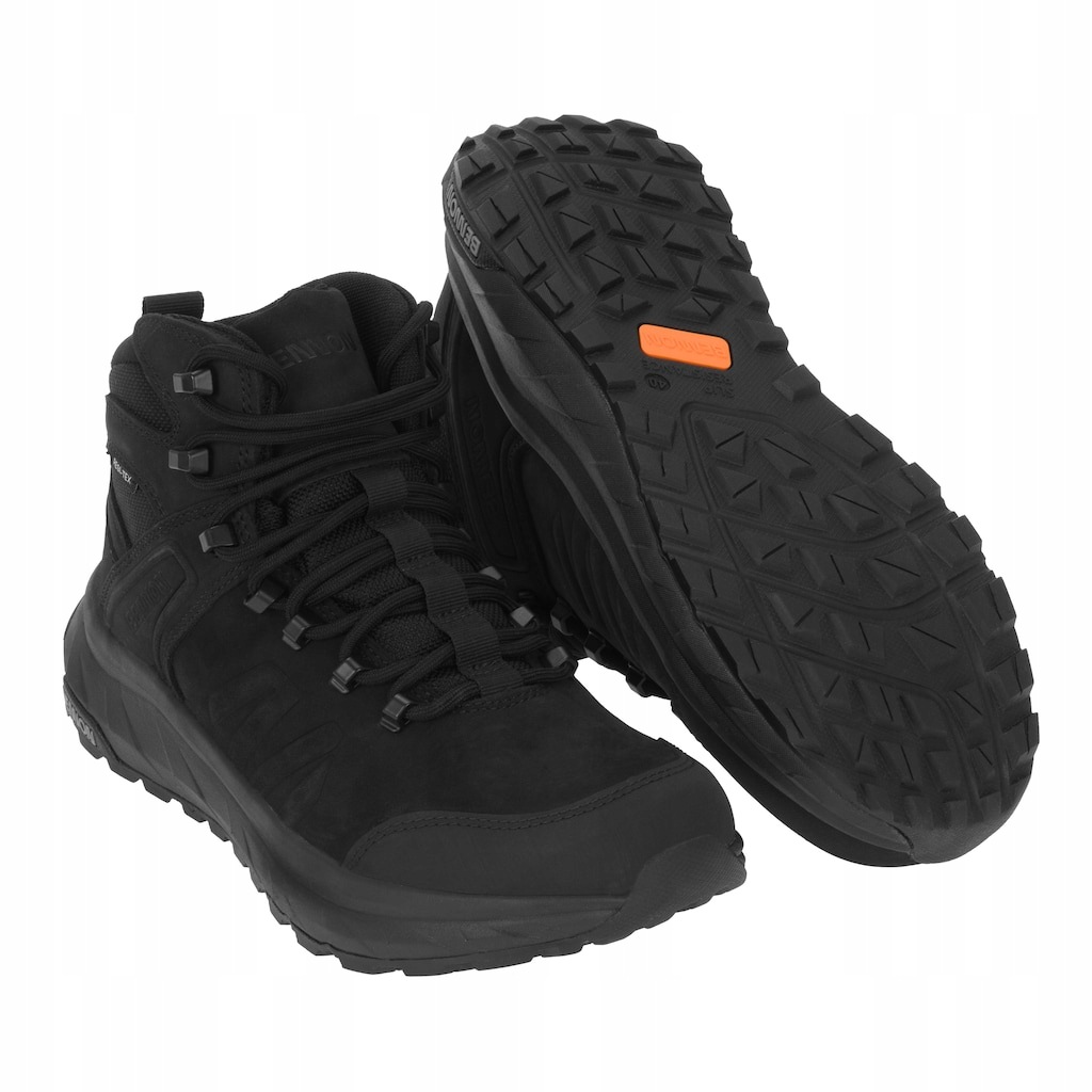 Turistické trekové boty Bennon Terenno Barefoot+ 06 Mid Black 46