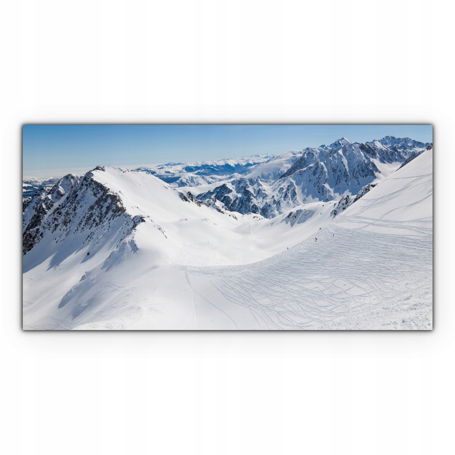 

foto-obraz na płótnie 100x50 Góry Śnieg Krajobraz