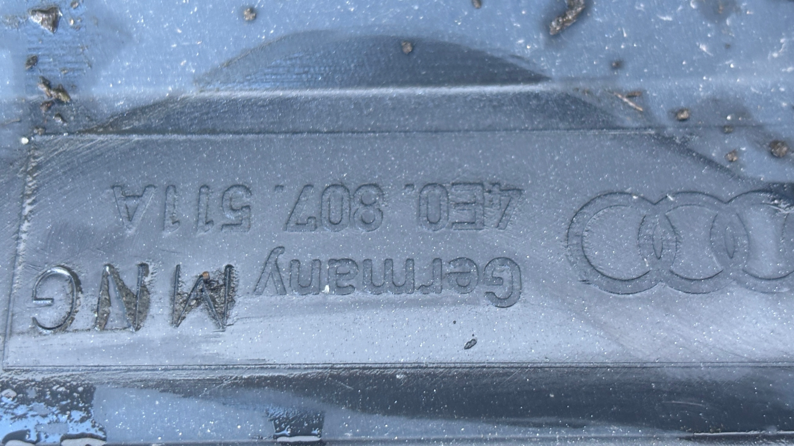 AUDI A8 D3 05R+ bumper rear part rear 4E0807511A LA9