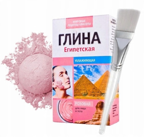 

Glinka do twarzy Zestaw Glinka eko Pędzelek