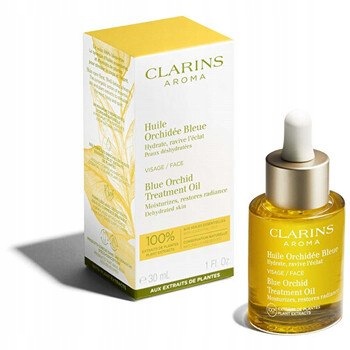Clarins Olej pro péči o pleť Modrá orchidej Omlazující pleťový olej pro dehydratovanou pleť