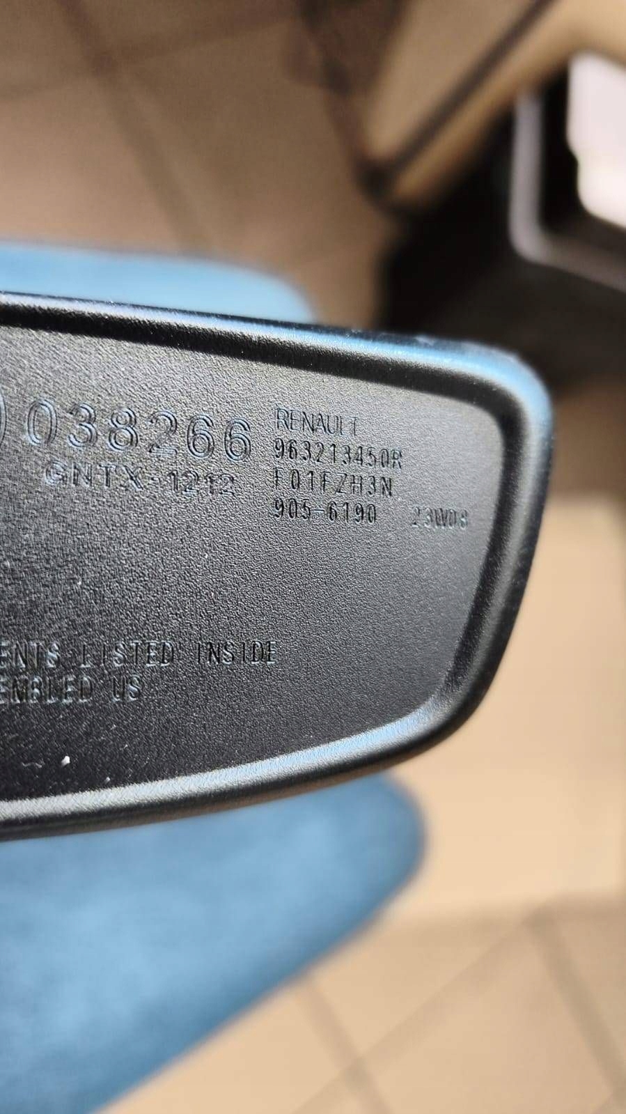 rear-view mirror front Renault Espace VI 693213450R