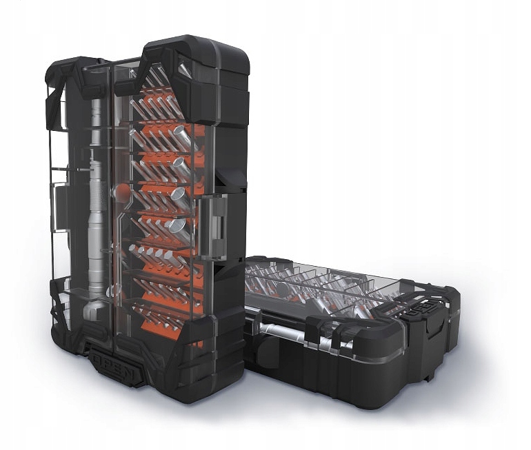 Profesjonalny Zestaw Narzędzi Precyzyjnych JAKEMY 62w1 Model JM-8163