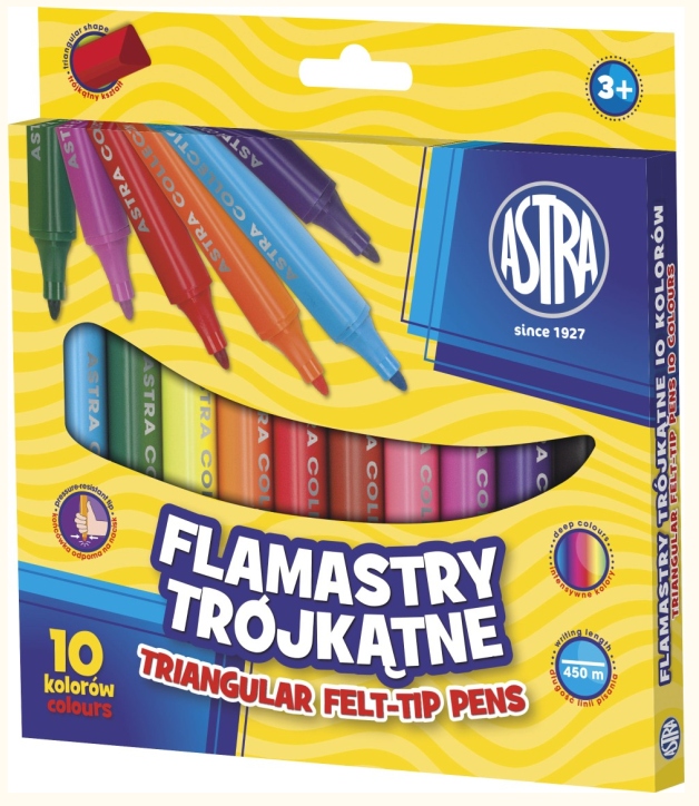 

Flamastry trójkątne Jumbo 10 kol
