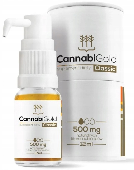 

Cannabi Gold Olejek konopny 500mg Cbd 5% Classic