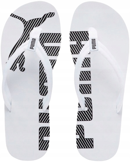Puma Žabky Bílé S Logem Na Léto 44.5 J1A