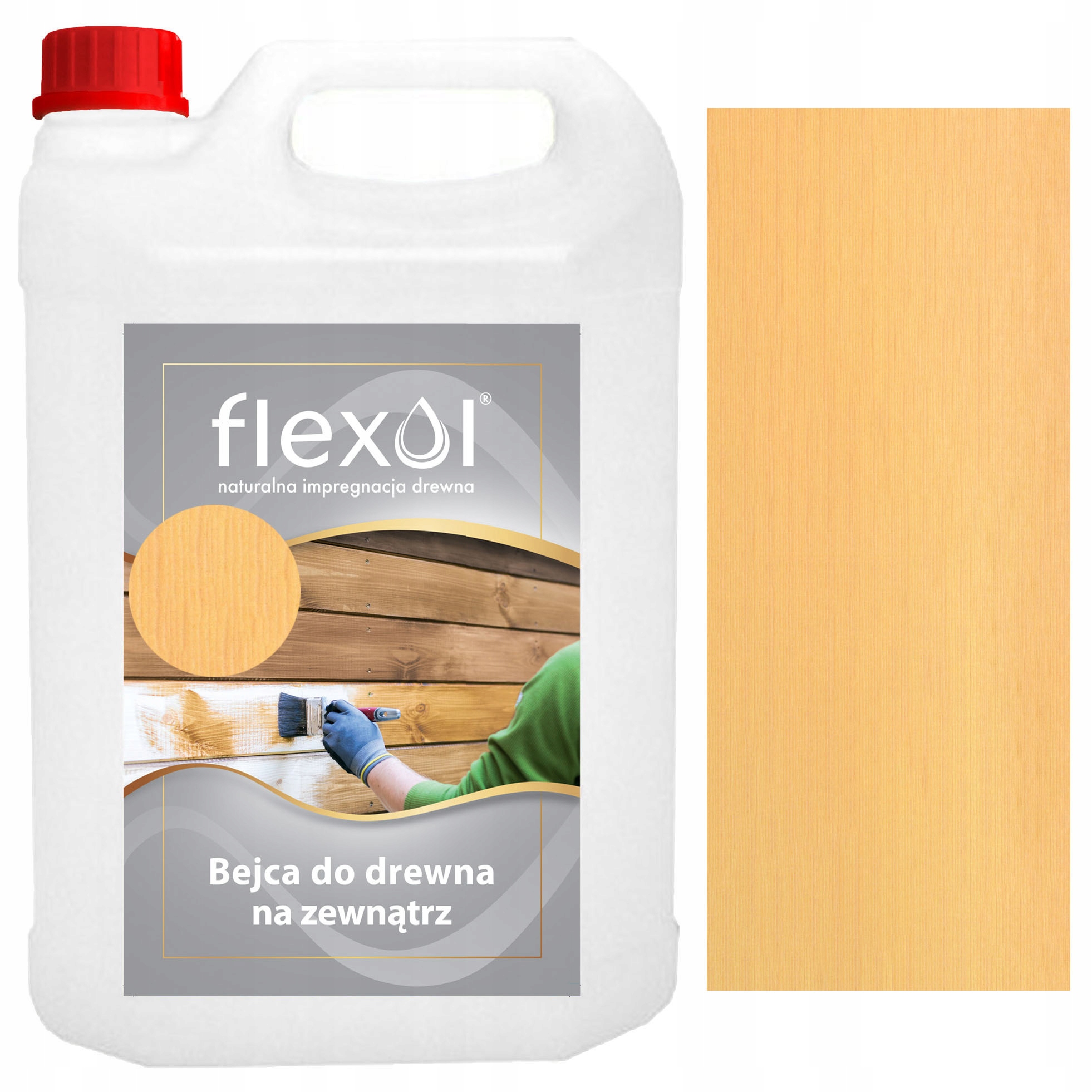 Venkovní mořidlo na dřevo Žluť žluté 4L Flexol