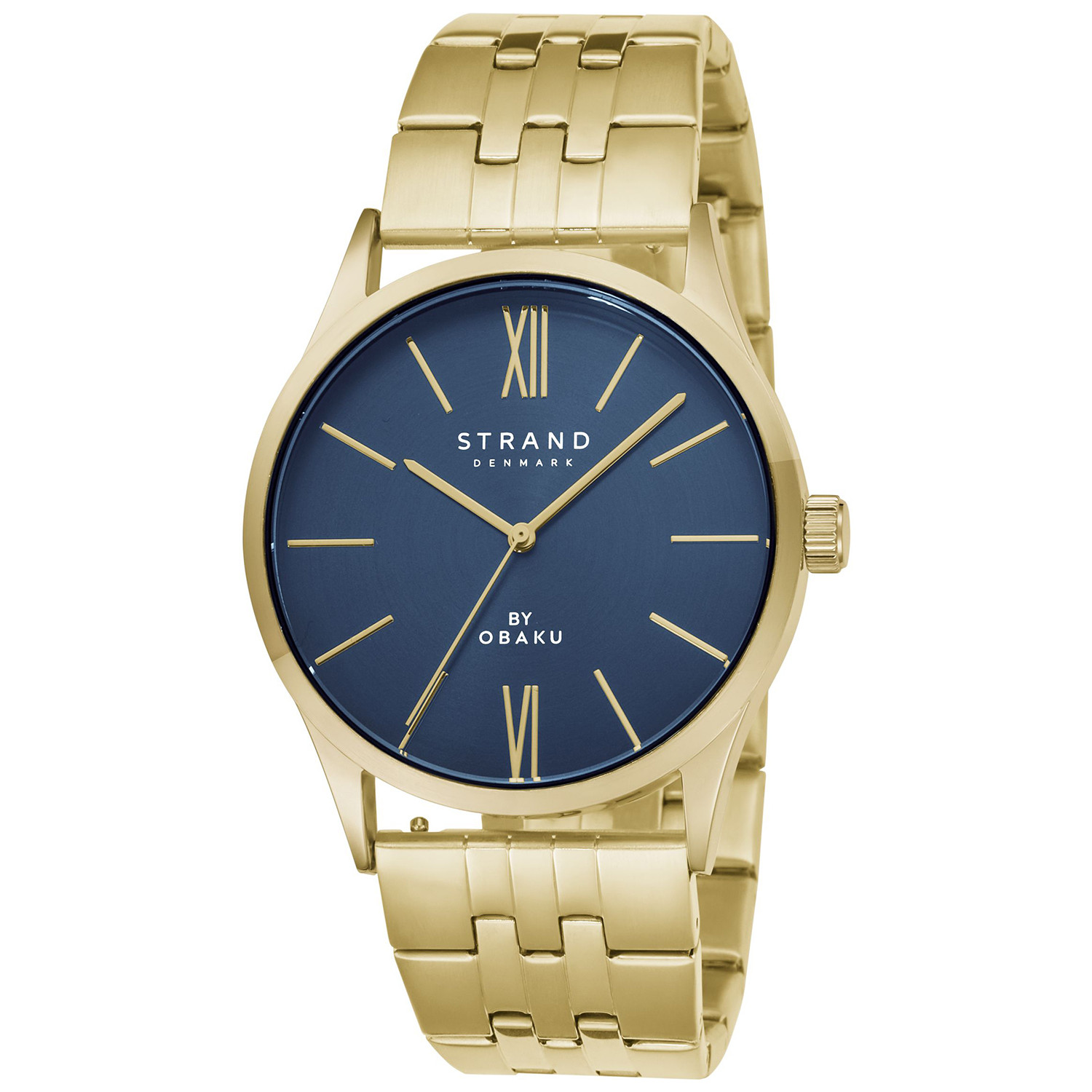 Pánské Hodinky Strand S720GXGLSG zlatý náramek
