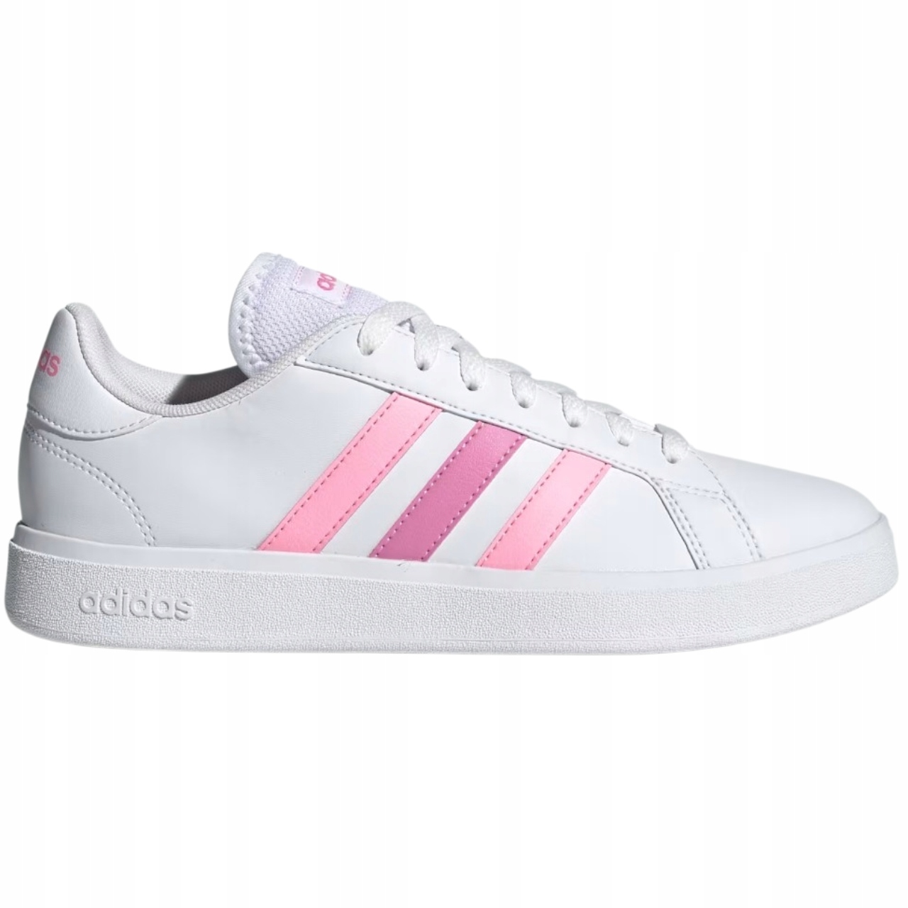 Adidas Grand Court Base dámské boty 37 1/3 tenisky bílé růžové