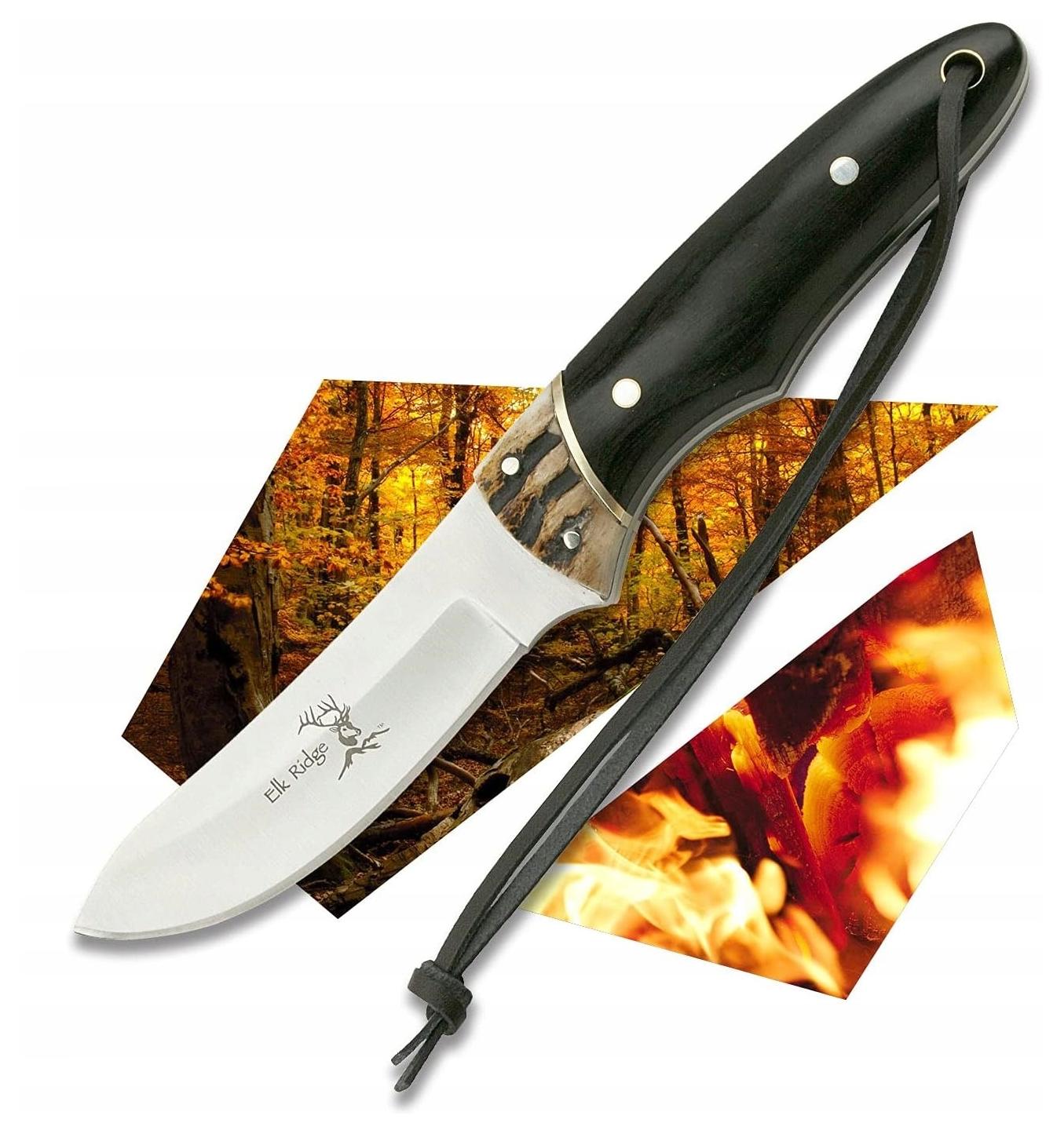 Nůž S Pevnou Čepelí Elk Ridge ER-088 Pochva Vagína