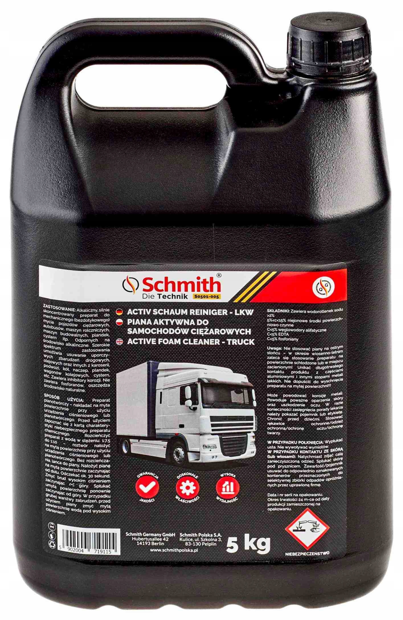 Aktivní pěna pro nákladní automobily 5 kg