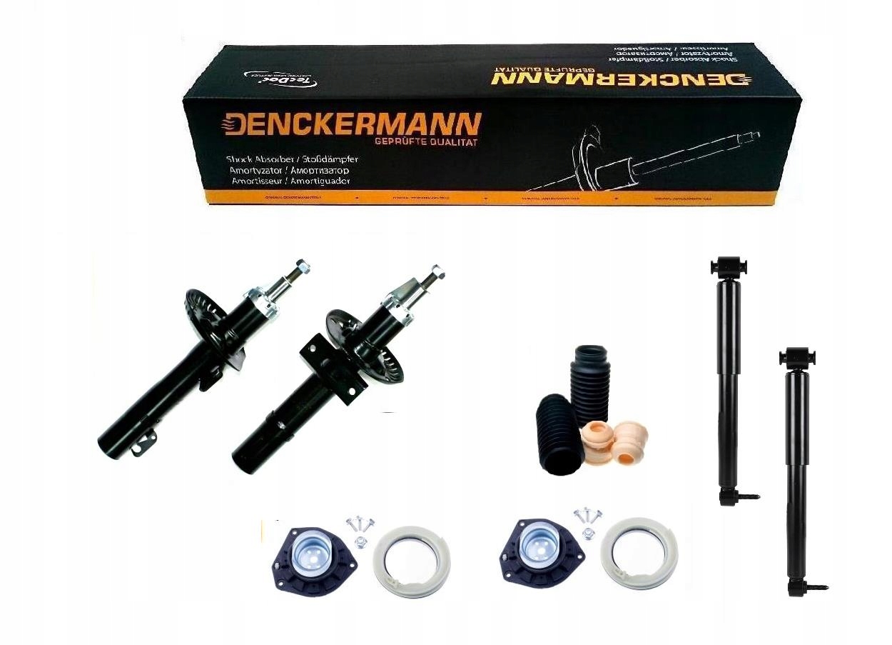 Tlumiče Krytu Upevnění Scenic II Grand Scenic II 2003- Přední Zadní Sada