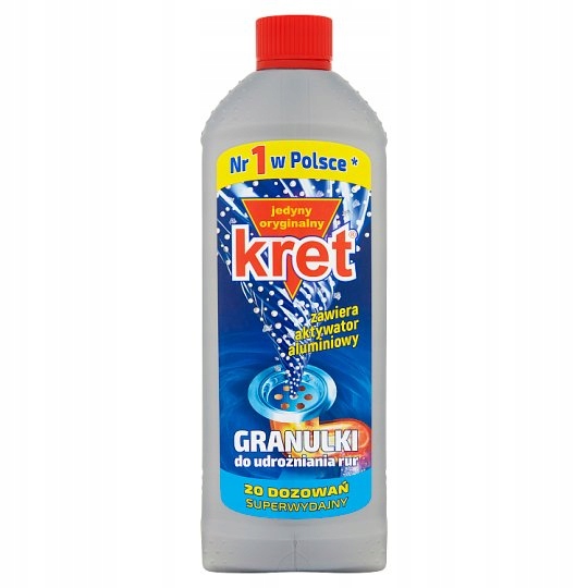 

** Kret Granulki 800g Do Udrażniania Rur **