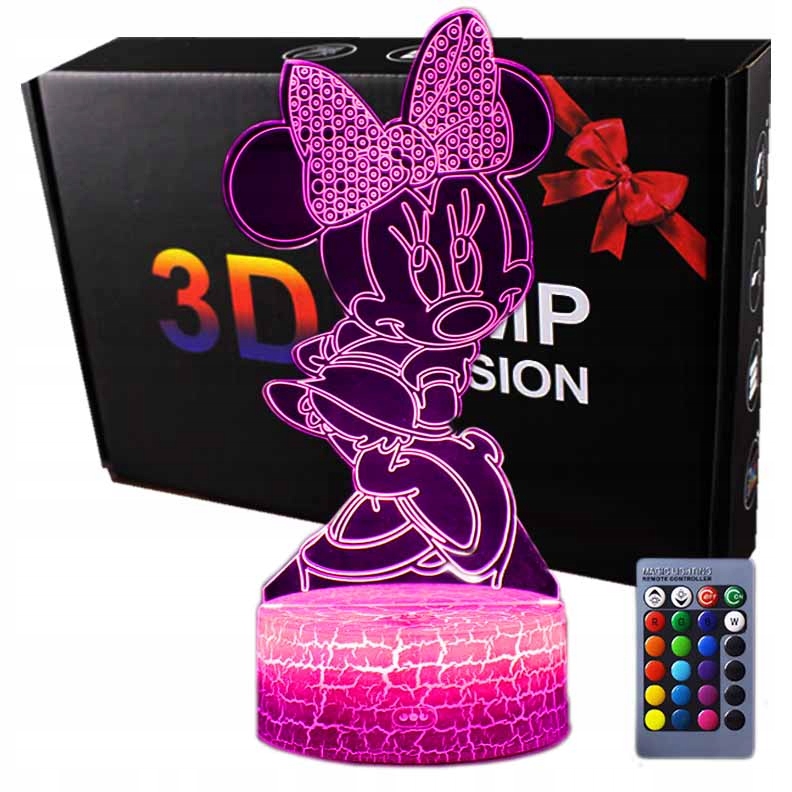 

Lampka 3D nocna led usb Myszka Minnie