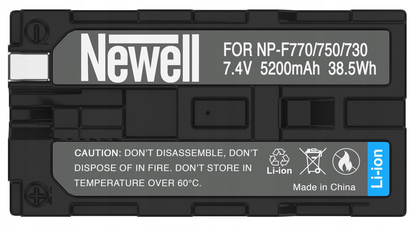 BATERIA AKU. NEWELL NP-F770 DO LAMP YONGNUO YN300 III + ŁADOWARKA USB-C Rodzaj zamiennik