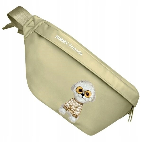 Nimmy Ledvinka přes rameno khaki Crossbody Glasses Cool Dog