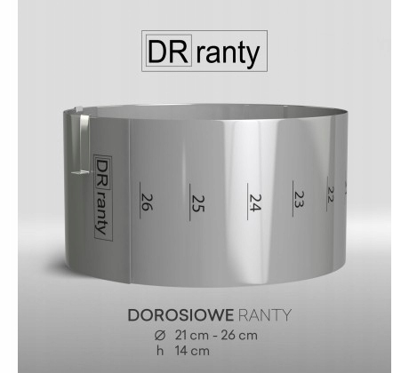Levně Forma Rd kulatý 21-26 cm stupnice 14 cm Dospělé