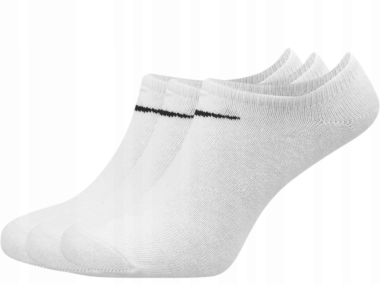 

Nike Skarpety Skarpetki Stopki Męskie Białe 3 Pak