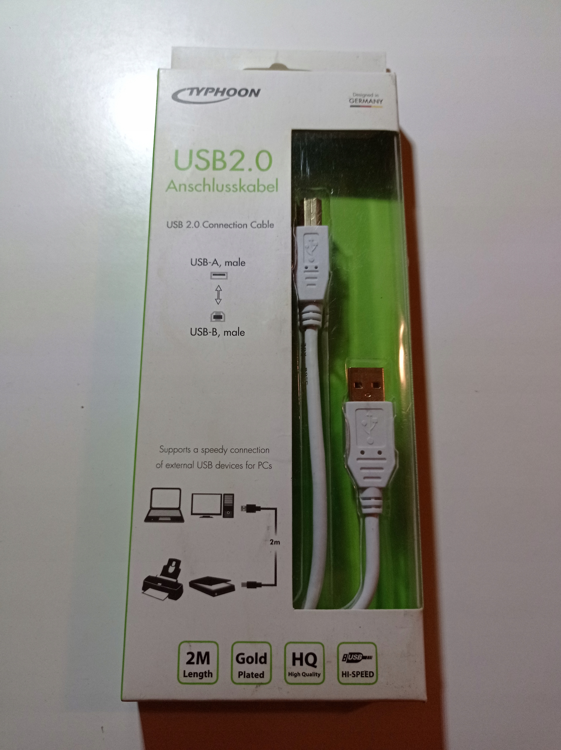 KABEL USB DO DRUKARKI 2M