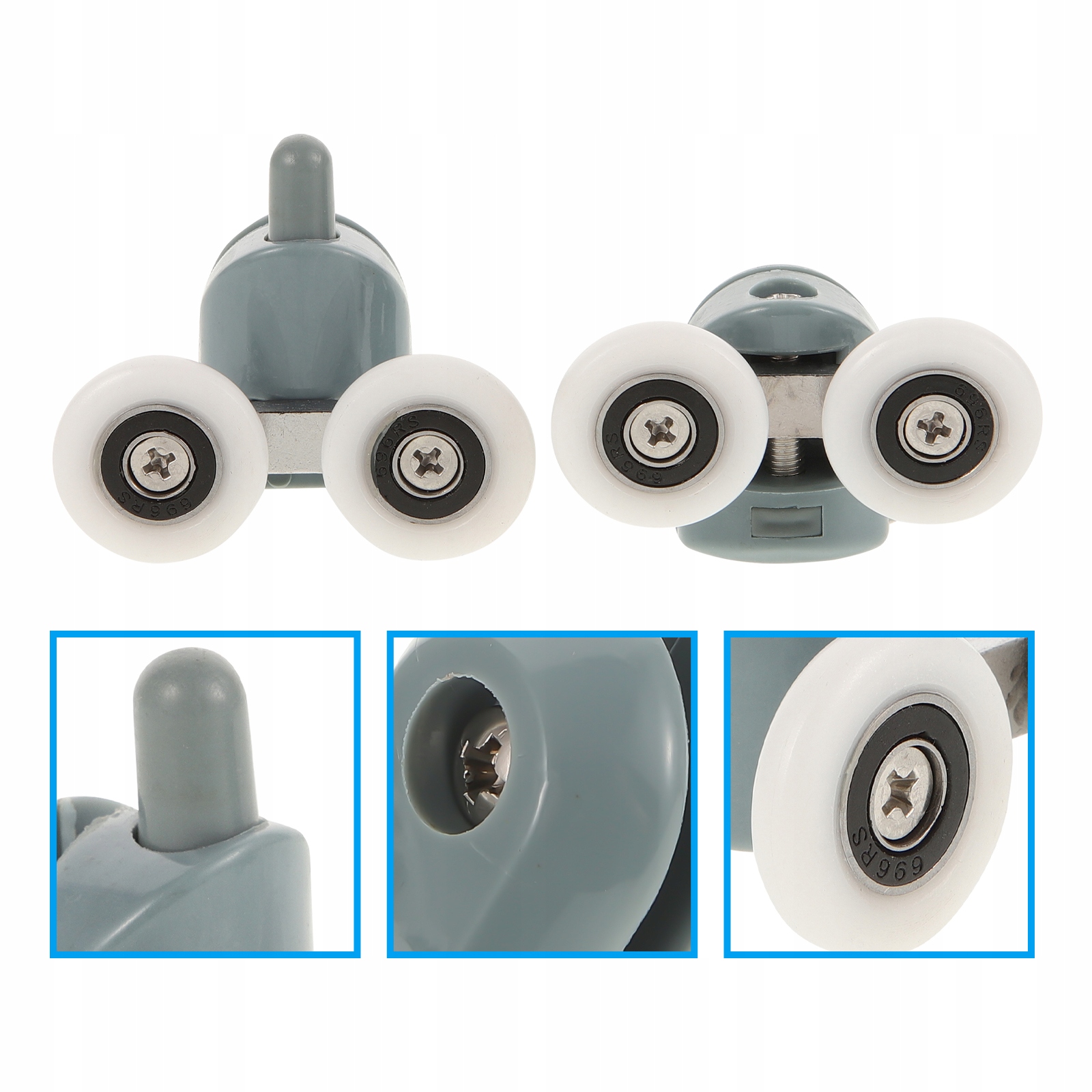 KÓŁKO DO DRZWI ŁAZIENKI KÓŁKA WÓZEK Długość prowadnicy 0.9 m