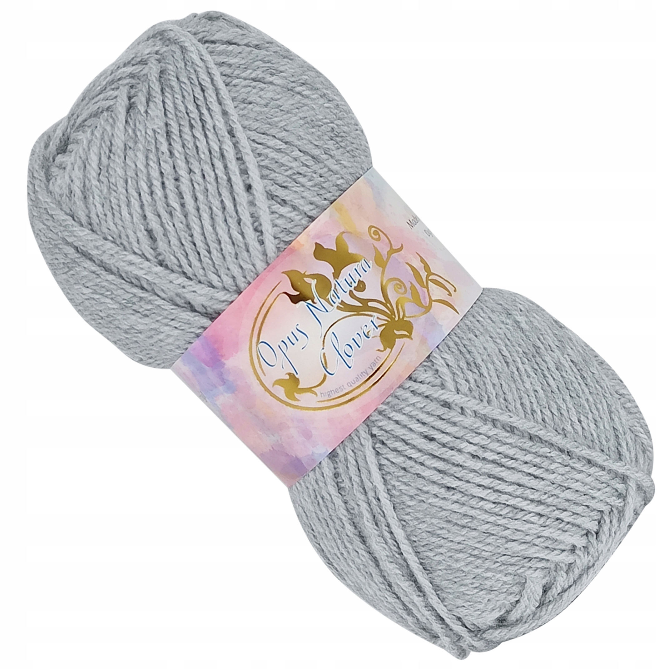 Włóczka Clover Akryl 50g/150m Popielata 15