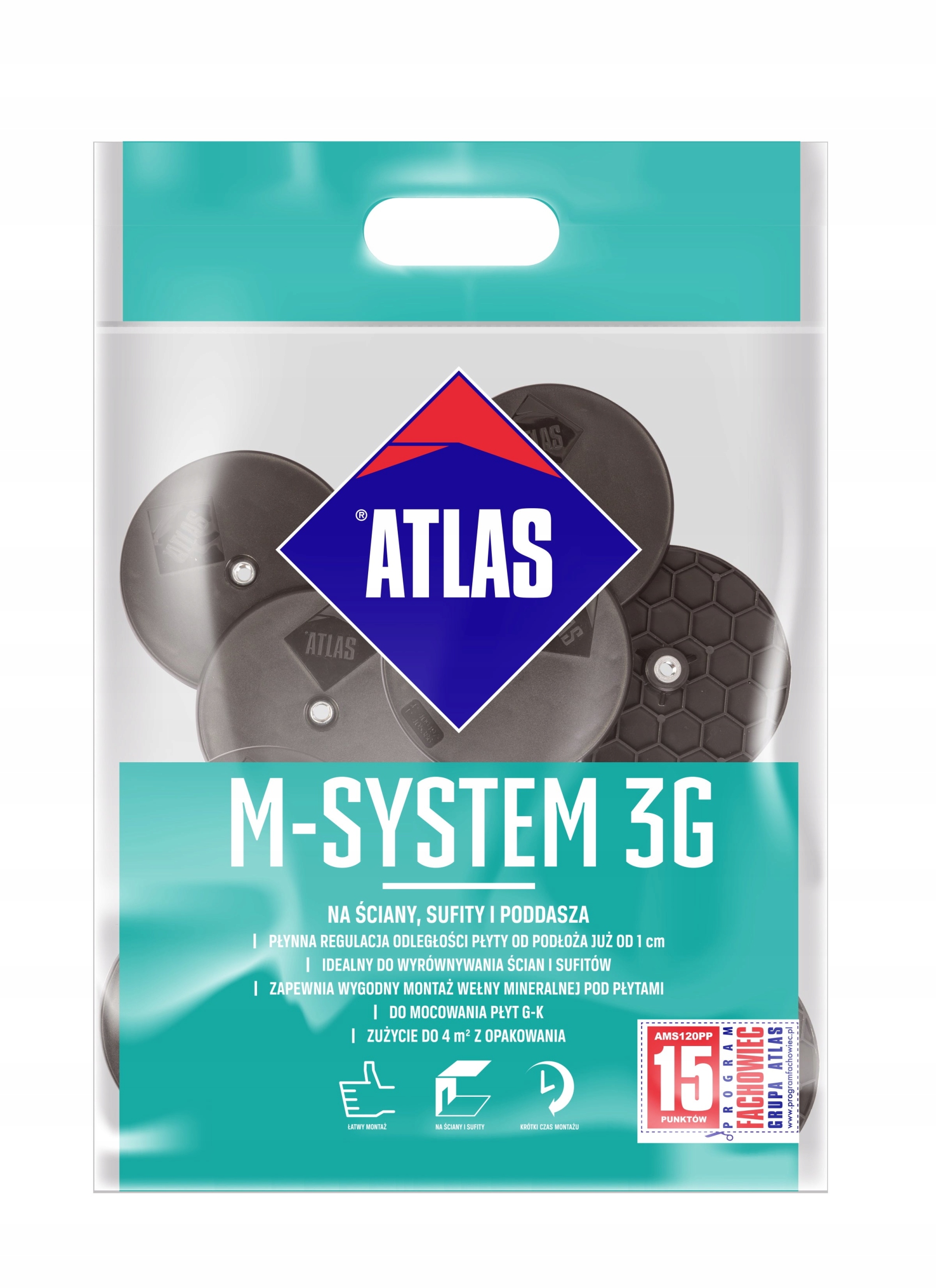 

Łącznik Atlas M-system 3G M8/FI6,5 L100 Bx