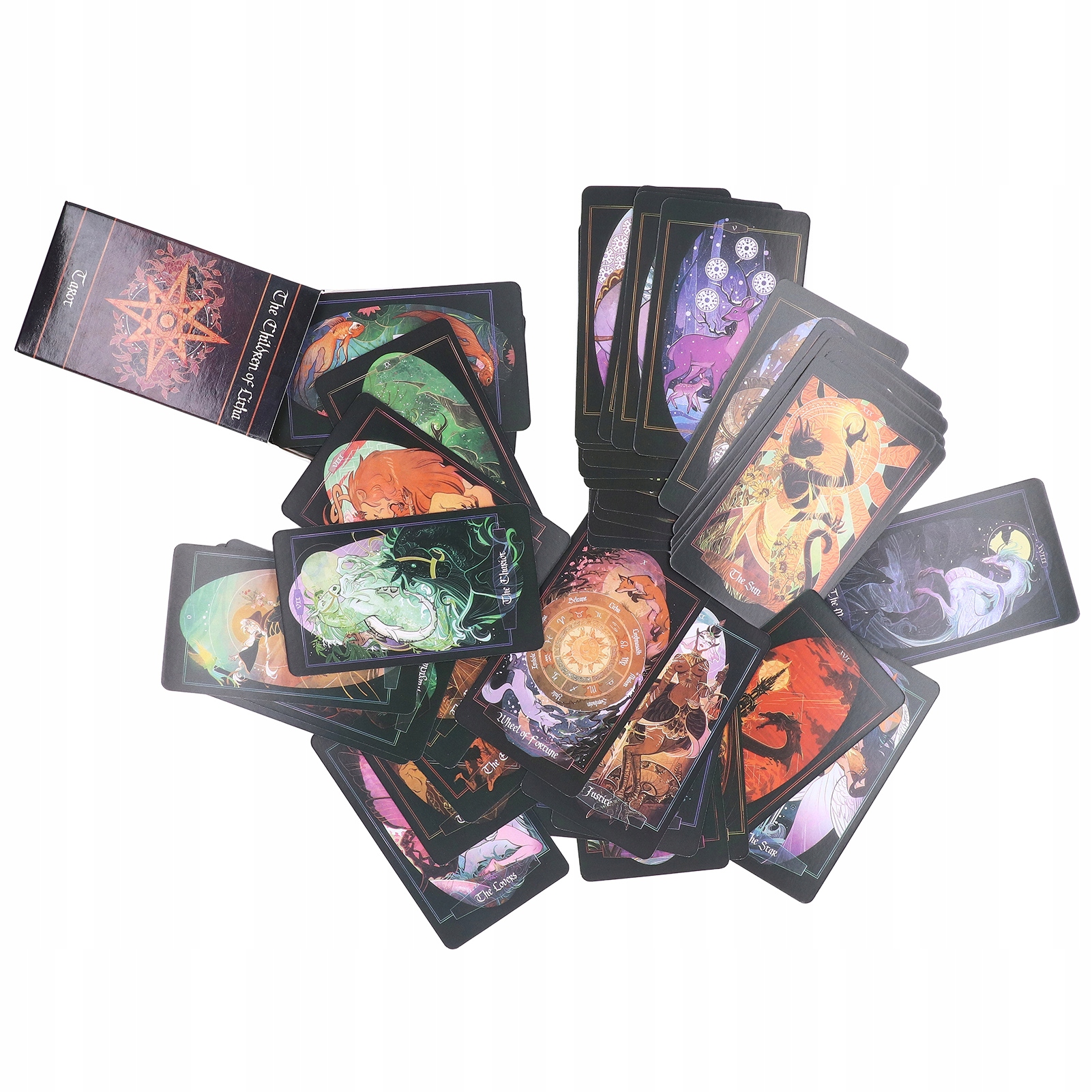 ZESTAW KLASYCZNYCH KART TAROTA 78 KART Minimalna liczba graczy 1