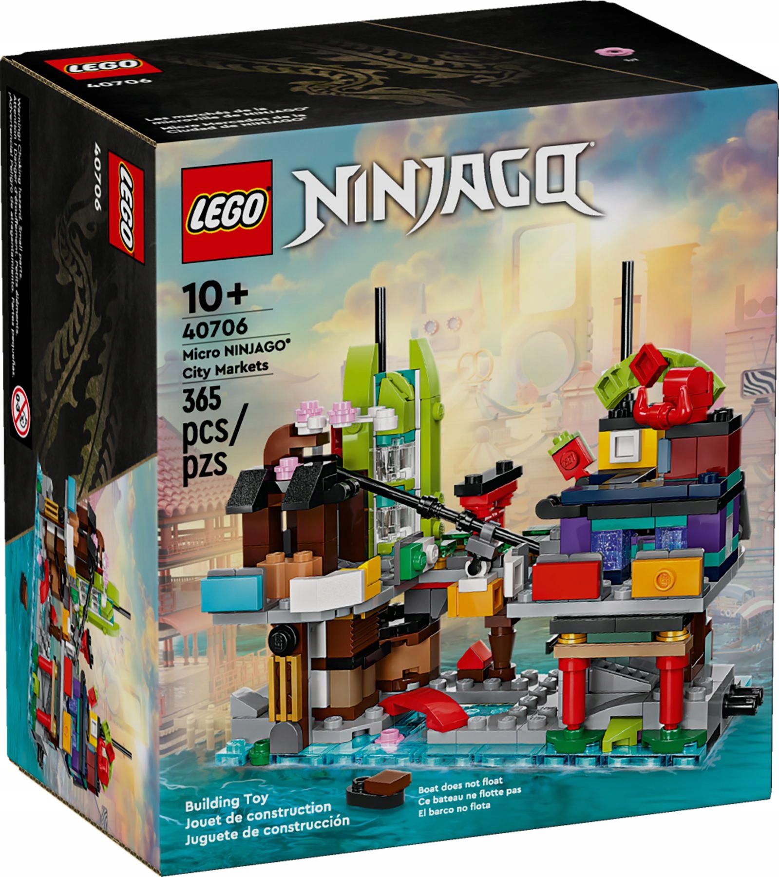 LEGO 40706 Ninjago Városi mikropiac NINJAGO City Market ÚJ